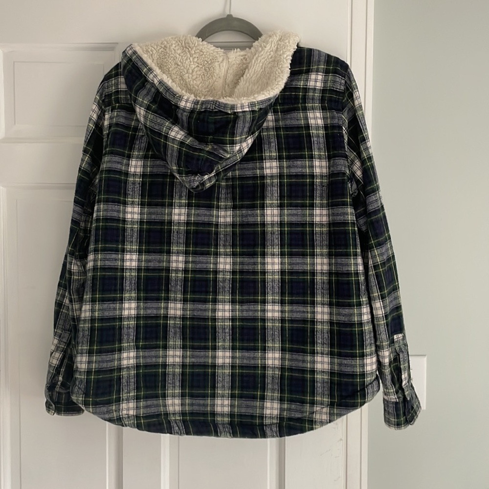 L.L. Bean zip up with fleece inside - Picture 3 of 4